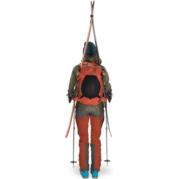 imageOsprey Sopris Pro 30L Womens Ski and Snowboard Backpack with E2 Airbag System Red MountainBlack