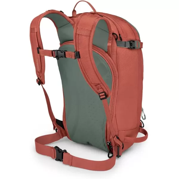 imageOsprey Sopris Pro 30L Womens Ski and Snowboard Backpack with E2 Airbag System Red MountainEmberglow Orange
