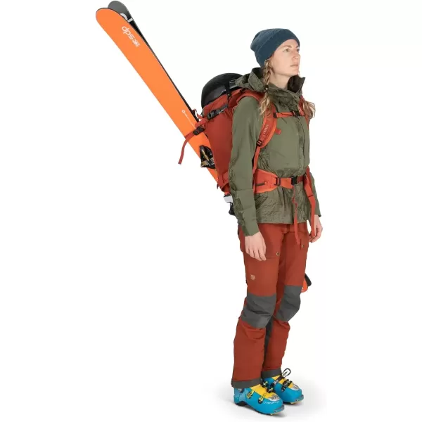 imageOsprey Sopris Pro 30L Womens Ski and Snowboard Backpack with E2 Airbag System Red MountainEmberglow Orange