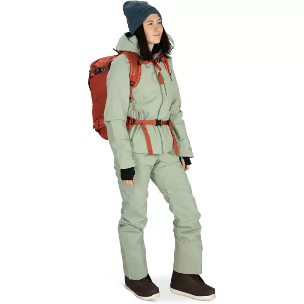 imageOsprey Sopris Pro 30L Womens Ski and Snowboard Backpack with E2 Airbag System Red MountainEmberglow Orange