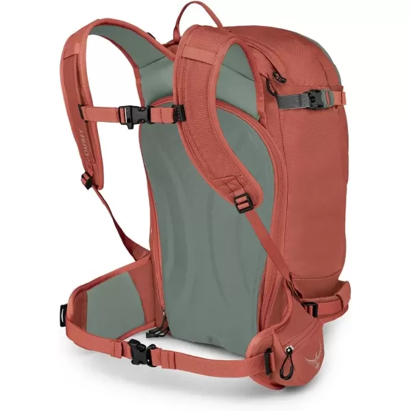 imageOsprey Sopris Pro 30L Womens Ski and Snowboard Backpack with E2 Airbag System Red MountainEmberglow Orange
