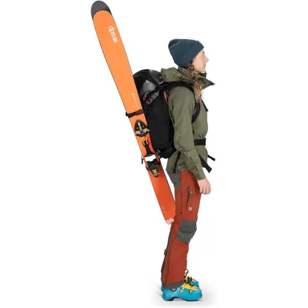 imageOsprey Sopris Pro 30L Womens Ski and Snowboard Backpack with E2 Airbag System Red MountainEmberglow Orange