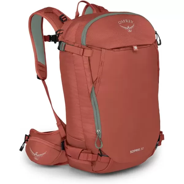imageOsprey Sopris Pro 30L Womens Ski and Snowboard Backpack with E2 Airbag System Red MountainEmberglow Orange