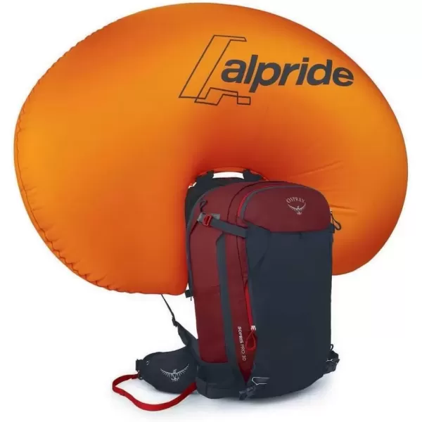 imageOsprey Sopris Pro 30L Womens Ski and Snowboard Backpack with E2 Airbag System Red MountainRed Mountain