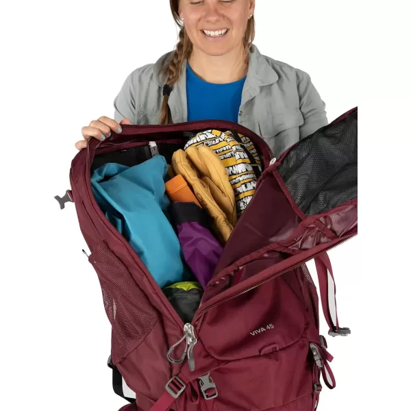 imageOsprey Viva 45 Womens Backpacking BackpackTunnel Vision Grey