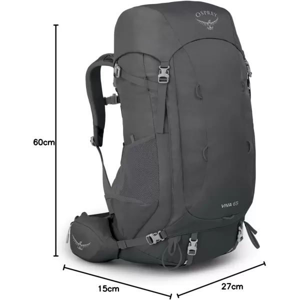 imageOsprey Viva 65 Mens Backpacking BackpackTunnel Vision Grey