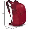 imageOsprey Daylite Plus Commuter Backpack Seaweed GreenCosmic Red