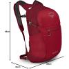 imageOsprey Daylite Plus Commuter Backpack Seaweed GreenCosmic Red