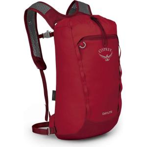 imageOsprey Daylite Cinch Backpack Seaweed GreenCosmic Red