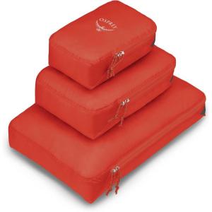 imageOsprey Ultralight Travel Packing Cube Set BlackMars Orange