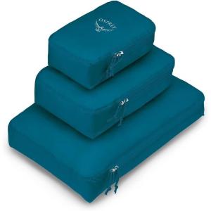 imageOsprey Ultralight Travel Packing Cube Set BlackWaterfront Blue