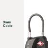imageOsprey TSA Approved 3 Dial Cable Luggage Lock Black