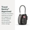 imageOsprey TSA Approved 3 Dial Cable Luggage Lock Black