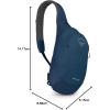 imageOsprey Daylite Shoulder Sling Bag BlackWave Blue