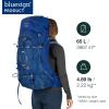 imageOsprey Ariel 65L Womens Backpacking Backpack Black WXSSClaret Red