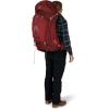 imageOsprey Aura AG 65L Womens Backpacking Backpack Tungsten Grey WMLBerry Sorbet Red