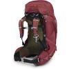 imageOsprey Aura AG 65L Womens Backpacking Backpack Tungsten Grey WMLBerry Sorbet Red