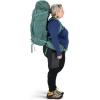 imageOsprey Viva 65L Womens Backpacking Backpack Tunnel Vision Grey Extended FitSucculent Green