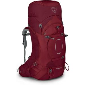 imageOsprey Ariel 65L Womens Backpacking Backpack Black WXSSClaret Red