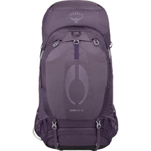 imageOsprey Aura AG 65L Womens Backpacking Backpack Tungsten Grey WMLEnchantment Purple