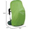 imageOsprey Aether Plus 100L Mens Backpacking Backpack Black SMAxo Green