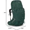 imageOsprey Aether Plus 70L Mens Backpacking Backpack Axo Green SMAxo Green
