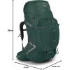 imageOsprey Aether Plus 85L Mens Backpacking Backpack Black LXLAxo Green
