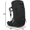 imageOsprey Atmos AG LT 50L Mens Backpacking Backpack Night ShiftScoria Blue LXLBlack