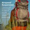 imageOsprey Eja Pro 55L Womens Backpacking Backpack Dale GreyPoinsettia Red WMLWML