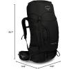 imageOsprey Kestrel 68L Mens Backpacking Backpack Black LXLBlack