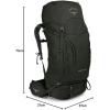 imageOsprey Kestrel 68L Mens Backpacking Backpack Black LXLPicholine Green
