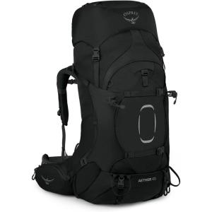 imageOsprey Aether 65L Mens Backpacking Backpack Garlic Mustard Green SM Extended FitBlack