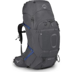 imageOsprey Aether Plus 70L Mens Backpacking Backpack Axo Green SMEclipse Grey
