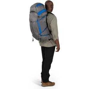 imageOsprey Exos Pro 55L Mens Backpacking Backpack Dale GreyAgam Blue SMSmallMedium