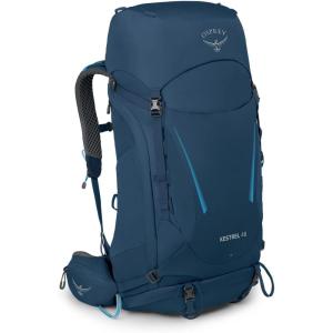 imageOsprey Kestrel 48L Mens Backpacking Backpack Atlas Blue LXLAtlas Blue
