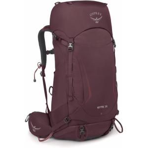 imageOsprey Kyte 38L Womens Backpacking Backpack with Hipbelt Rocky Brook Green WMLElderberry Purple