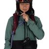 imageOsprey Glade 12L Ski and Snowboard Backpack with Hydraulics Water Reservoir BlackCascade Blue