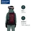 imageOsprey Glade 12L Ski and Snowboard Backpack with Hydraulics Water Reservoir BlackCascade Blue