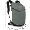 imageOsprey Sportlite 20L Unisex Lightweight Hiking Backpack TungstenGrey WolfPine Leaf Green