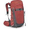 imageOsprey Tempest 33L Womens Lightweight Hiking Backpack with Hipbelt BlackCoal GreyExtended FitRed PampasCoal Grey