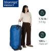 imageOsprey Transporter 90L Wheeled Travel Duffel Bag Raven BlackBlue FlameNocturnal Blue