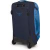 imageOsprey Transporter 90L Wheeled Travel Duffel Bag Raven BlackBlue FlameNocturnal Blue