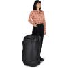 imageOsprey Transporter 90L Wheeled Travel Duffel Bag Raven BlackBlue FlameNocturnal Blue