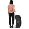 imageOsprey Transporter 90L Wheeled Travel Duffel Bag Raven BlackBlue FlameNocturnal Blue