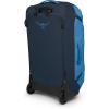 imageOsprey Transporter 90L Wheeled Travel Duffel Bag Raven BlackBlue FlameNocturnal Blue