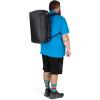 imageOsprey Transporter Squffel  Durable Square Split Travel Duffel BagBlue FlameNocturnal Blue