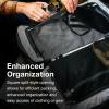 imageOsprey Transporter Squffel  Durable Square Split Travel Duffel BagBlue FlameNocturnal Blue