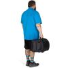 imageOsprey Transporter Squffel  Durable Square Split Travel Duffel BagRaven Black