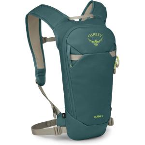 imageOsprey Glade 12L Ski and Snowboard Backpack with Hydraulics Water Reservoir BlackCascade Blue