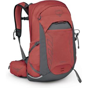 imageOsprey Tempest 22L Womens Lightweight Hiking Backpack with Hipbelt AnchorBlue AtlasRed PampasCoal Grey